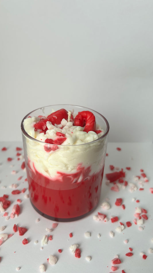 La canne du Père Noel - Bougie 10 oz