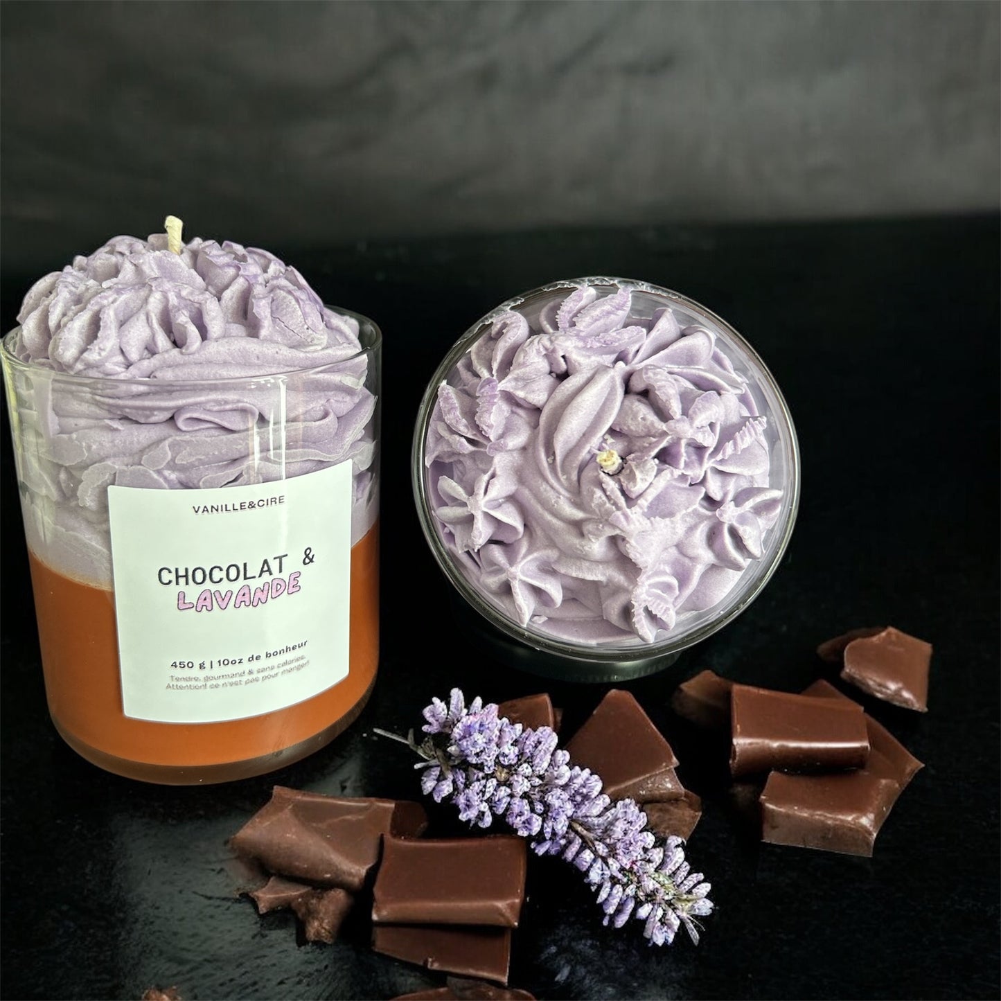 Chocolat&Lavande - Bougie 10oz