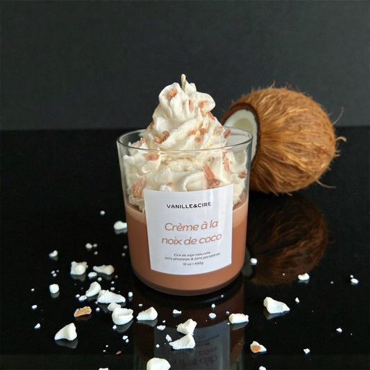 Crème à la noix de coco - Bougie 10 oz