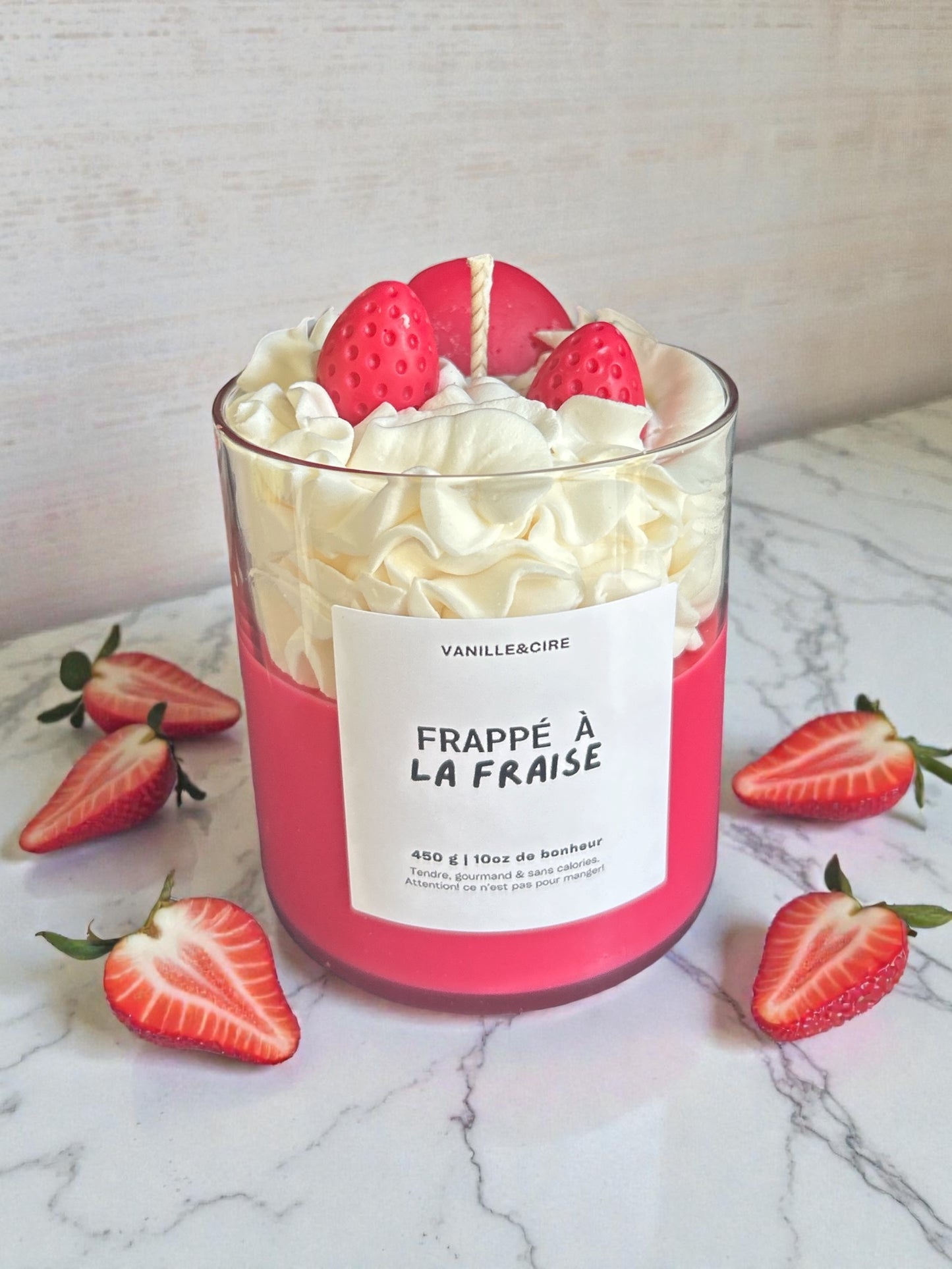 Frappé à la fraise