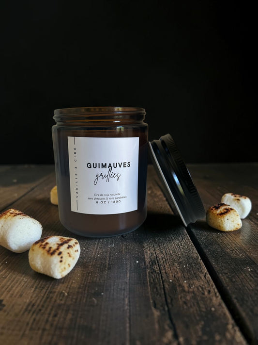 Guimauves grillés - Bougie 8oz